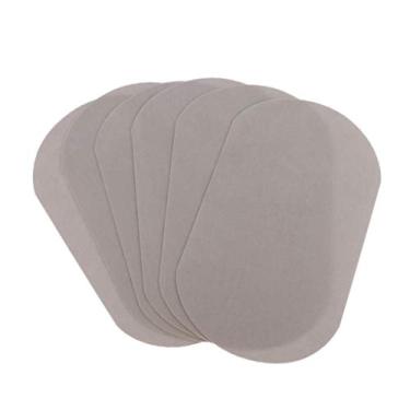 Imagem de LoveinDIY 6 peças de remendos de tecido para passar a ferro em tecido, emblemas jeans para reparo de roupas de brim 18 x 11 cm - Cinza