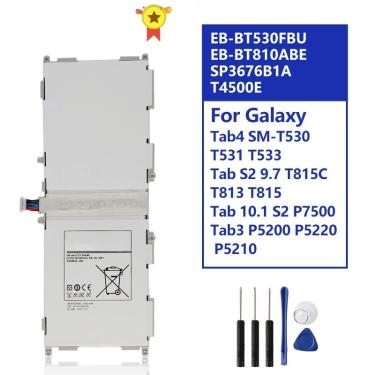 Imagem de Bateria para Samsung Galaxy Tab4  Tab 4  SM-T530  T533  T535  T531  T537  EB-BT530FBU  Tab S2  9.7