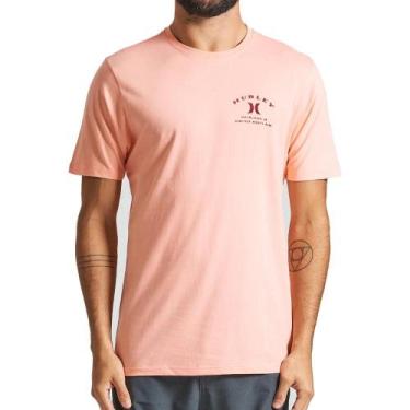 Imagem de Camiseta Hurley Xilo Fish Sm24 Masculina Rosa