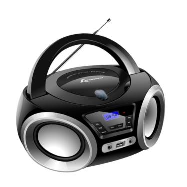Imagem de Rádio Portátil Lenoxx Boombox bd 1370 5W cd Player e Display Digital