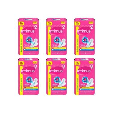 Imagem de Absorvente Intimus Tripla Proteçao Com16 Suave Com Abas- 6Un