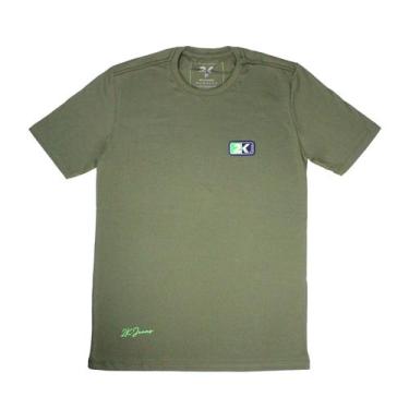 Imagem de Camiseta Masculina Verde Militar 2K Jeans 00206