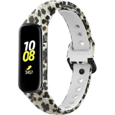 Imagem de Pulseiras Esportivas NSmart compativeis com Galaxy Fit2 SM-R220 (R220, Oncinha)