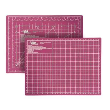 Imagem de Base de Corte A4 30x22 cm Mesa de Apoio Placa para Corte Costura Patchwork Artesanato (Rosa)