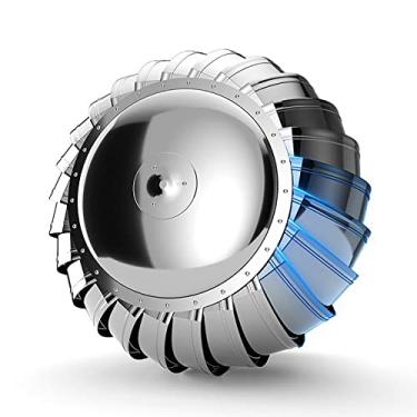 Imagem de Aberturas rotativas de telhado, tampa de capota de chaminé, ventilador de telhado, turbina, aço inoxidável, à prova de intempéries, evita a umidade na chaminé e mantém a lareira seca, forte e durável