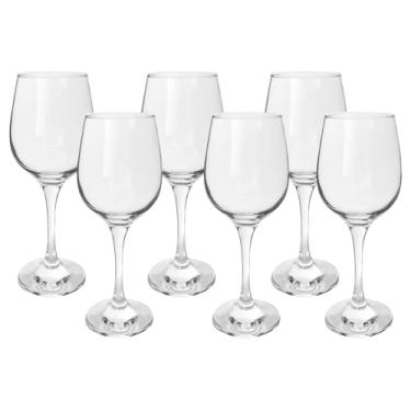 Imagem de Jogo De 06 Taças De Vidro Para Vinho 395ml