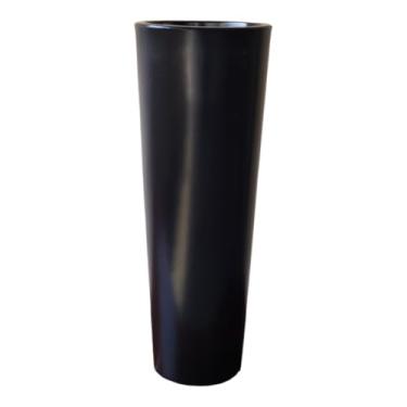 Imagem de Vaso Polietileno Cone Para Plantas Decorativo 70 Cm Preto