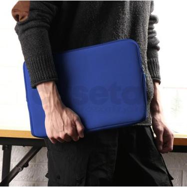 Imagem de Capa Case Pasta Maleta Para Notebook de Neoprene 13 13.3 Polegadas Azu