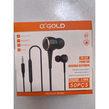 Imagem de Kit 50 fones de ouvido estéreo - Agold