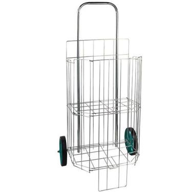 Imagem de Carrinho de Compras Dobrável com Rodízio 33x43cm