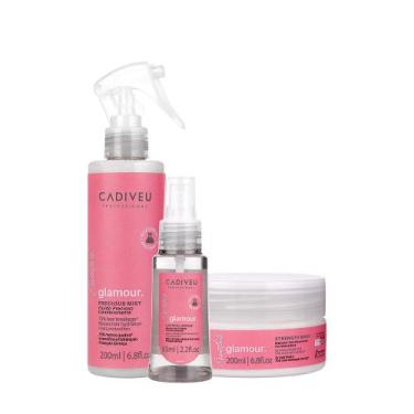Imagem de Kit Cadiveu Profissional Essentials Glamour Fluído Sérum e Máscara Con