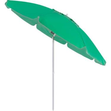 Imagem de Guarda-Sol Articulado 2,40m em Bagum e Alumínio Verde Bandeira Bel, 2,