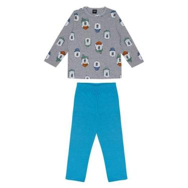 Imagem de Pijama Infantil Masculino Urso Masculino Select Azul, Azul, 10
