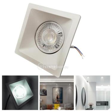 Imagem de Spot Led Luz Branco Frio 6500K Potência 6W 70Lm Bivolt Direcionavel Il