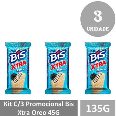 Imagem de Kit C/3 Promocional Bis Xtra Oreo 45G