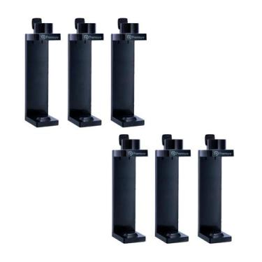 Imagem de Kit 6 Dispenser de Parede Porta Sabonete Shampoo Condicionador Banheir