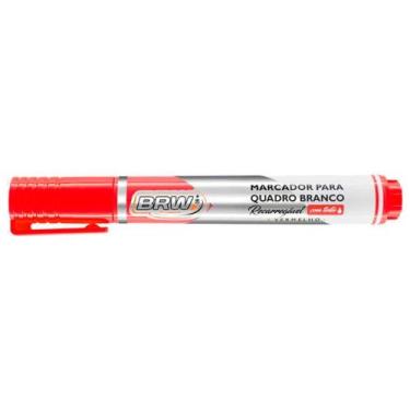 Imagem de Marcador para Quadro Branco Recarregável CA6013 Vermelho BRW