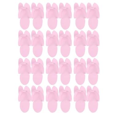 Imagem de HEALLILY 12 chinelos de hotel pares de chinelos domésticos montados chinelos de pedicure para utensílios domésticos chinelos de spa aleatórios coloridos descartáveis, Cor aleatória., 27x12cm