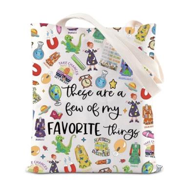 Imagem de ENSIANTH Bolsa de ombro inspirada em ônibus mágico, bolsa de ombro para professores STEM Valerie Frizzle para o Dia dos Professores, Bolsa Magic Bus, Large