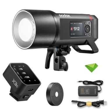 Imagem de GODOX AD600ProII AD600 Pro II+X3-C Disparador de Flash para Câmeras Canon, 600Ws 2.4G TTL Flash Speedlight, 0.01s-0.9s GN87 1/8000 HSS, 40W Luz de Modelagem Bicolor (AD600 Pro Atualizado)