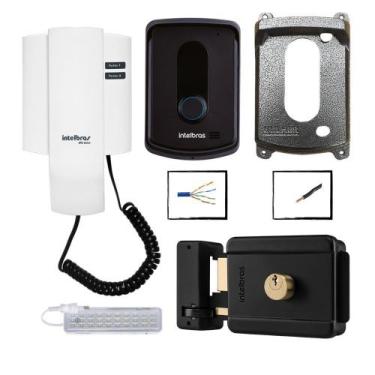 Imagem de Kit Interfone Residencial IPR 8010 Intelbras com Fechadura
