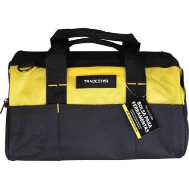 Imagem de Bolsa Ferramentas Lona 600 C/ 20 Divisória e Alça 34x24x22cm - Tradest