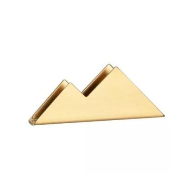 Imagem de Suporte de Cartões Chique Dourado 9,8x3,9x1,8cm - Bisou Papier