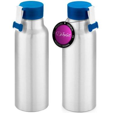 Imagem de Kit 2x Squeeze Alumínio 570 ml Phase TopGet Azul