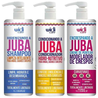 Imagem de Kit Juba Shampoo Condicionador E Encrespando A Juba Cabelo Vegano Widi