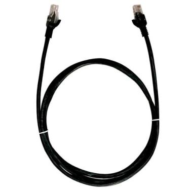 Imagem de Cabo de Rede UTP (Patch Cord) RJ45 Cat 5e - 2.5 metros - Preto - Plus 