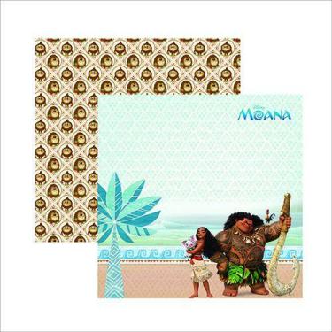 Imagem de Papel Scrap Festa Disney Moana 2 Paisagem Sdfd87 - Toke E Crie