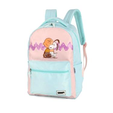 Imagem de Mochila Snoopy e Charlie Brown De Costas Escolar - Luxcel