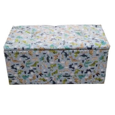 Imagem de Puff Bau Organizador E Decorativo 58x36x43 Ideal para Guardar Brinqued