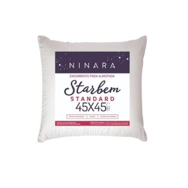 Imagem de Enchimento Recheio Almofadas TNT Refil  45X45Branco - Ninara 