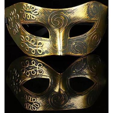 Imagem de Máscaras festa a fantasia baile formatura e carnaval - LU, Dourado