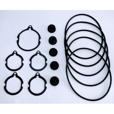 Imagem de Kit Anel Vedação Borrachas P/ Fogão Cooktop Fischer 5q 1642
