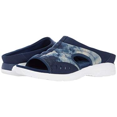 Imagem de Easy Spirit Sandália rasteira feminina Traciee7, Azul, 9 X-Wide