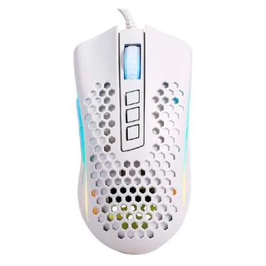 Imagem de Mouse Redragon M808W-KS Storm Branco (C/FIO) 16000DPI, branco