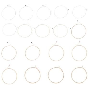 Imagem de SG Store Pacote com 3 cordas de 6 cordas extra leves 80/20 cordas de guitarra acústica bronze calibre 10-50 para iniciantes