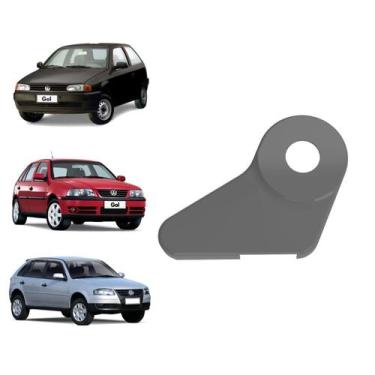 Imagem de Capa Lateral Banco Vazada Lado Pass. Esq. Gol G2 G3 G4 Preto - PLASTCA