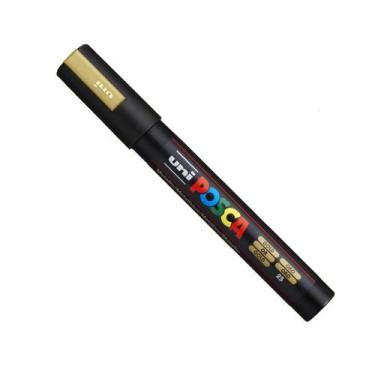 Imagem de Caneta Posca PC-5M UniBall Unidade, Ouro