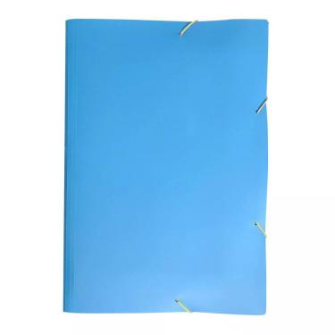 Imagem de Pasta Aba Elástico Dello 1/2 Ofício Full Color Azul