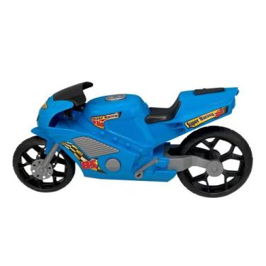 Imagem de Super Moto 360 Esportiva Infantil Brinquedo Azul - BS TOYS