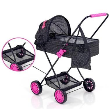 Imagem de Carrinho De Boneca Porta Objeto Veneza Luxo Reborn Estiloso - Sag Toys