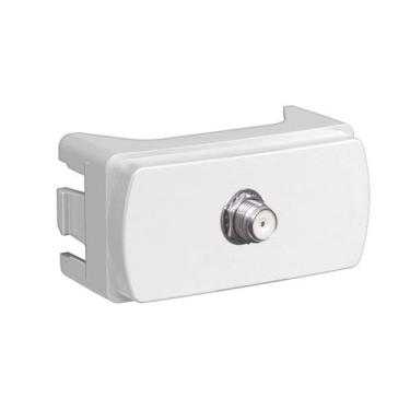Imagem de Módulo Tomada Antena TV Coaxial Branco Miluz Scheneider - SCHNEIDER, B