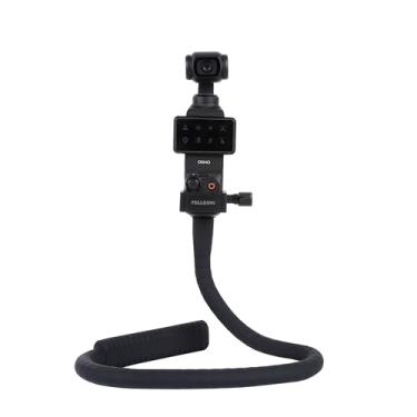 Imagem de PellKing Suporte de braço giratório flexível para DJI OSMO Pocket 3/GoPro/Insta360/Smartphones | Suporte para cerca, tripé, bastão de selfie e guidão