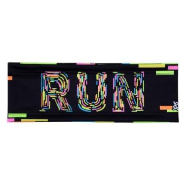 Imagem de Testeira Hupi Headband Run Color - Preta, Cor: Preto, Tamanho: Unico