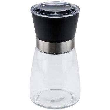 Imagem de Moedor de Sal e Pimenta 170ml Lyor Vidro Moinho de Cerâmica e Tampa Pl