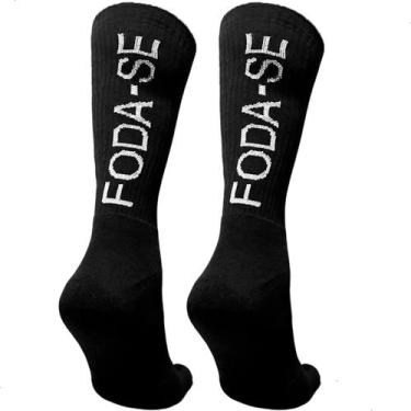 Imagem de Meias Divertidas Cano Medio Pe Galinha Fodase Minions Patrik - Loja Br