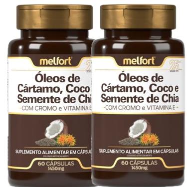 Imagem de Óleo De Cártamo, Coco E Semente De Chia 1450mg 120 Cápsulas